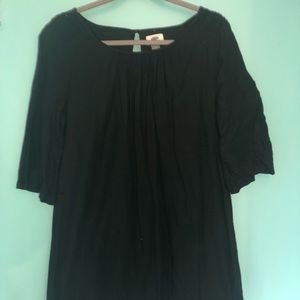 Black shift dress